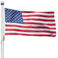 Global Flags Unlimited US Poly Max Flag 5'x8' 200023